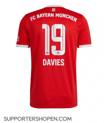Bayern Munich Alphonso Davies #19 Hemma Matchtröja 2022-23 Kortärmad